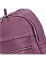 Delami Vera Pelle Trendy městský kožený batůžek Luise, fialová