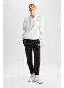 DEFACTO Standard Fit With Pockets Thick Sweatshirt Fabric Pants