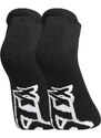 Ponožky Styx nízké černé s bílým logem (HN960)