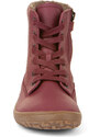 Zimní boty Froddo barefoot tex laces BORDEAUX dětské AW23