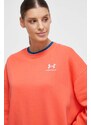 Mikina Under Armour dámská, oranžová barva, s aplikací, 1379475