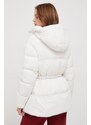 Péřová bunda Hetrego dámská, bílá barva, zimní