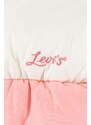 Dětská bunda Levi's růžová barva