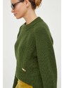 Vlněný svetr MICHAEL Michael Kors dámský, zelená barva