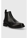 Kožené kotníkové boty Gant St Fairkon pánské, černá barva, 27651432.G00