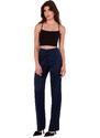 Makover Woman's Trousers K174 Navy Blue