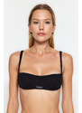 Trendyol X Sagaza Studio X Sagaza Studio Black Seamless/Seamless Capless Wire Bra Bra