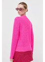 Vlněný svetr Pinko dámský, růžová barva, 102492.A1A7