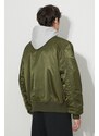 Bomber bunda Alpha Industries MA-1 D-Tec 183110 257 zelená barva, přechodná