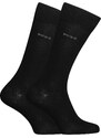 5PACK ponožky Hugo Boss vysoké černé