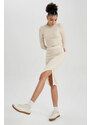 DEFACTO Coool Slim Fit Knitwear Skirt