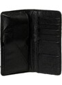 Lumberjack Leather Phone Wallet 3fx Black Men's Wallet