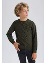 DEFACTO Boy Regular Fit Crew Neck Pullover