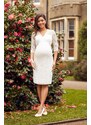 Tiffany Rose Těhotenské svatební šaty krátké SUZIE ivory