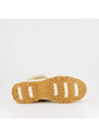 Dámská semišová zateplená kotníková obuv na šněrování v pískové barvě LEE COOPER