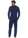 DN Nightwear Pánské pyžamo Kompas modré