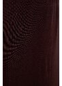 Trendyol Brown Limited Edition Tile Glossy Surface and Soft Texture Maxi Skirt