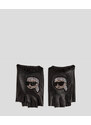 RUKAVICE KARL LAGERFELD K/IKONIK 2.0 RHNSTN FL GLOVE