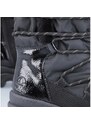 Vysoké sněhule se šněrováním a lesklou patou Rieker X9084-00 černá