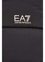 Bunda EA7 Emporio Armani dámská, černá barva, zimní
