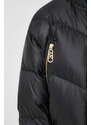 Péřová bunda bomber MICHAEL Michael Kors dámská, černá barva, zimní, oversize