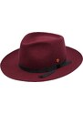 Luxusní bordó klobouk Fedora - Mayser Ari Bordeaux