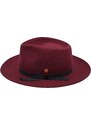 Luxusní bordó klobouk Fedora - Mayser Ari Bordeaux