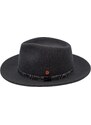 Luxusní šedý klobouk Mayser - Monaco