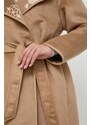 Kabát Guess dámský, béžová barva, přechodný