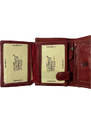 Tillberg Kožená peněženka se štikou červená JC69