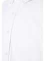 Trendyol White Regular Fit Embroidery Detailed Shirt