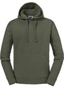 Olive Men's Hoodie Authentic Russell