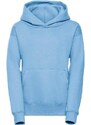 Błękitna bluza dziecięca z kapturem Hooded Sweatshirt Russell