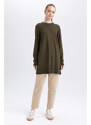 DEFACTO Regular Fit Crew Neck Tunic