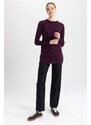 DEFACTO Regular Fit Crew Neck Tunic