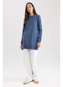 DEFACTO Regular Fit Crew Neck Tunic