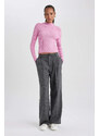 DEFACTO Wide Leg Double Pocket Striped Pants