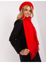 Fashionhunters Červený široký dámský šátek