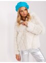 Fashionhunters Dámský tyrkysový zimní baret