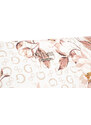 Guess dámská kabelka bílá květinová s monogramem