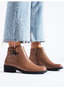 Classic brown women's boots Shelvt