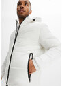 bonprix Prošívaná bunda s kapucí Bílá