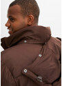 bonprix Prošívaná bunda s odnímatelnou kapucí, z recyklovaného polyesteru Hnědá