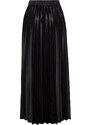 Trendyol Black Pleated Woven Skirt