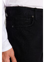 Trendyol Pánské černé džíny pytlovité džíny džínové kalhoty