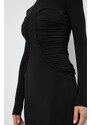 Šaty Pinko černá barva, mini, 102188.A1AN