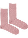 BUBIBUBI Růžové ponožky s puntíky 39-42
