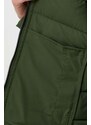 Péřová bunda MICHAEL Michael Kors dámská, zelená barva, přechodná