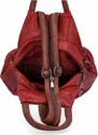 Dámská kabelka batůžek Herisson bordová 1502L32