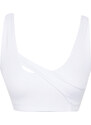 Trendyol White Medium Support/Sculpting Window/Cut Out Detail Knitted Sports Bra